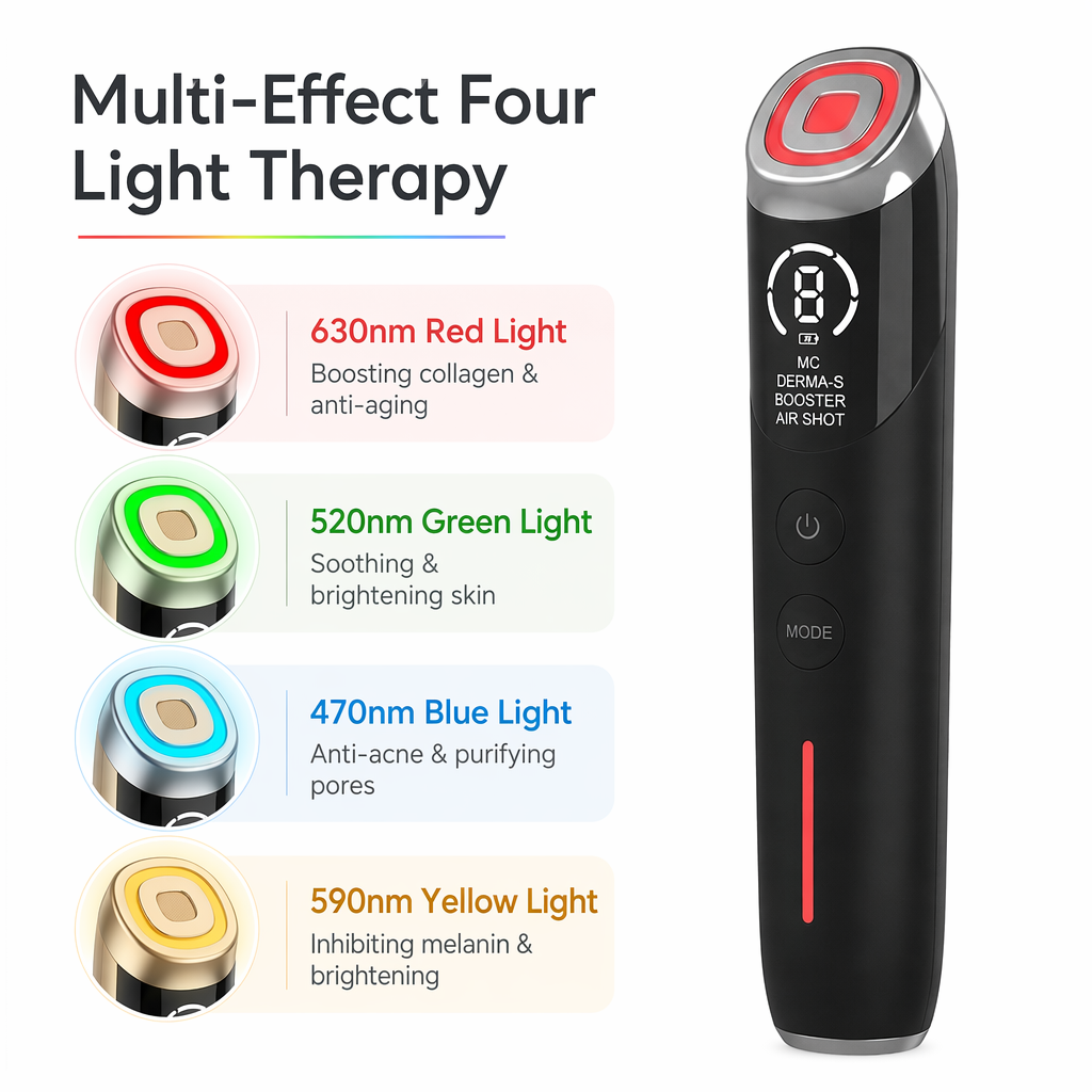Rasekai LumiLift LED Light Therapy Facial & Neck Device
