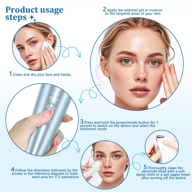 Rasekai GlowLift Hot & Cold Microcurrent Facial & Neck Device