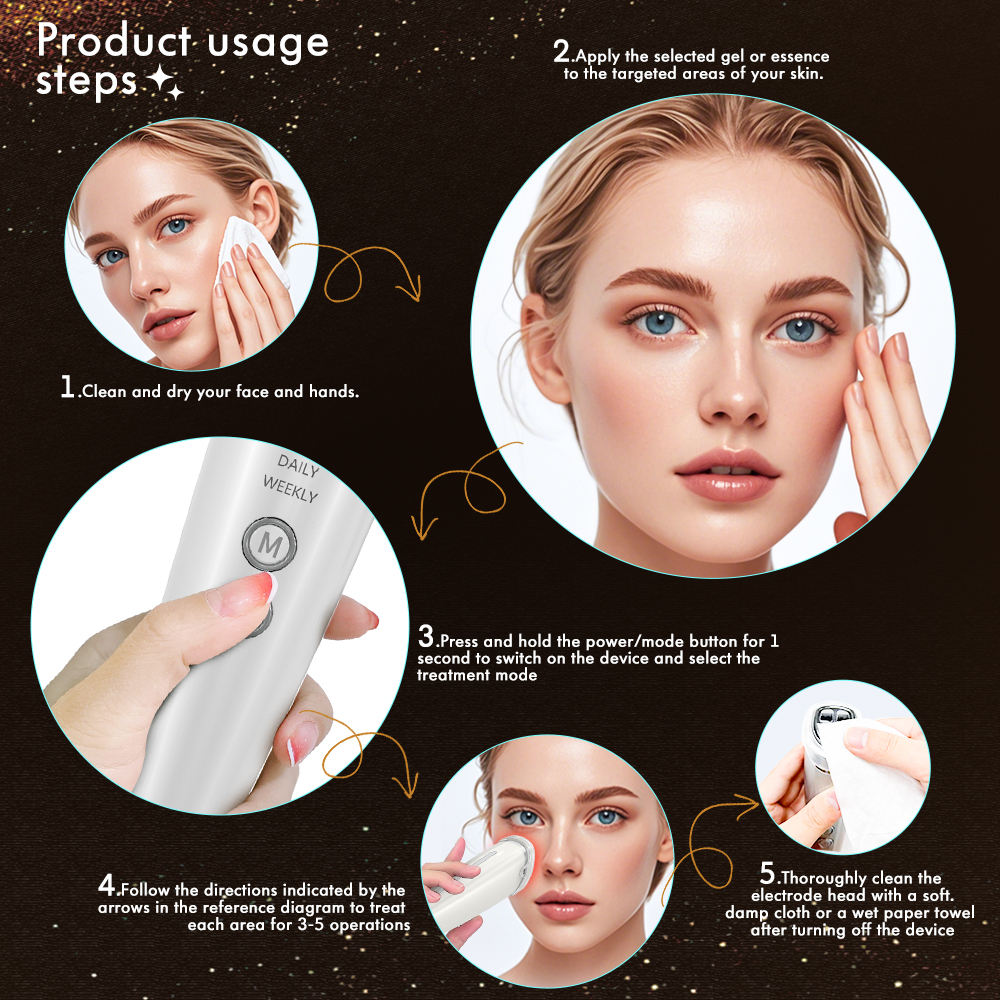 Rasekai GlowLift Hot & Cold Microcurrent Facial & Neck Device