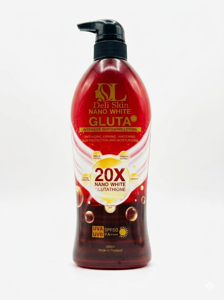 Deli Skin Nano White Gluta Intensive Whitening Lotion 500ml