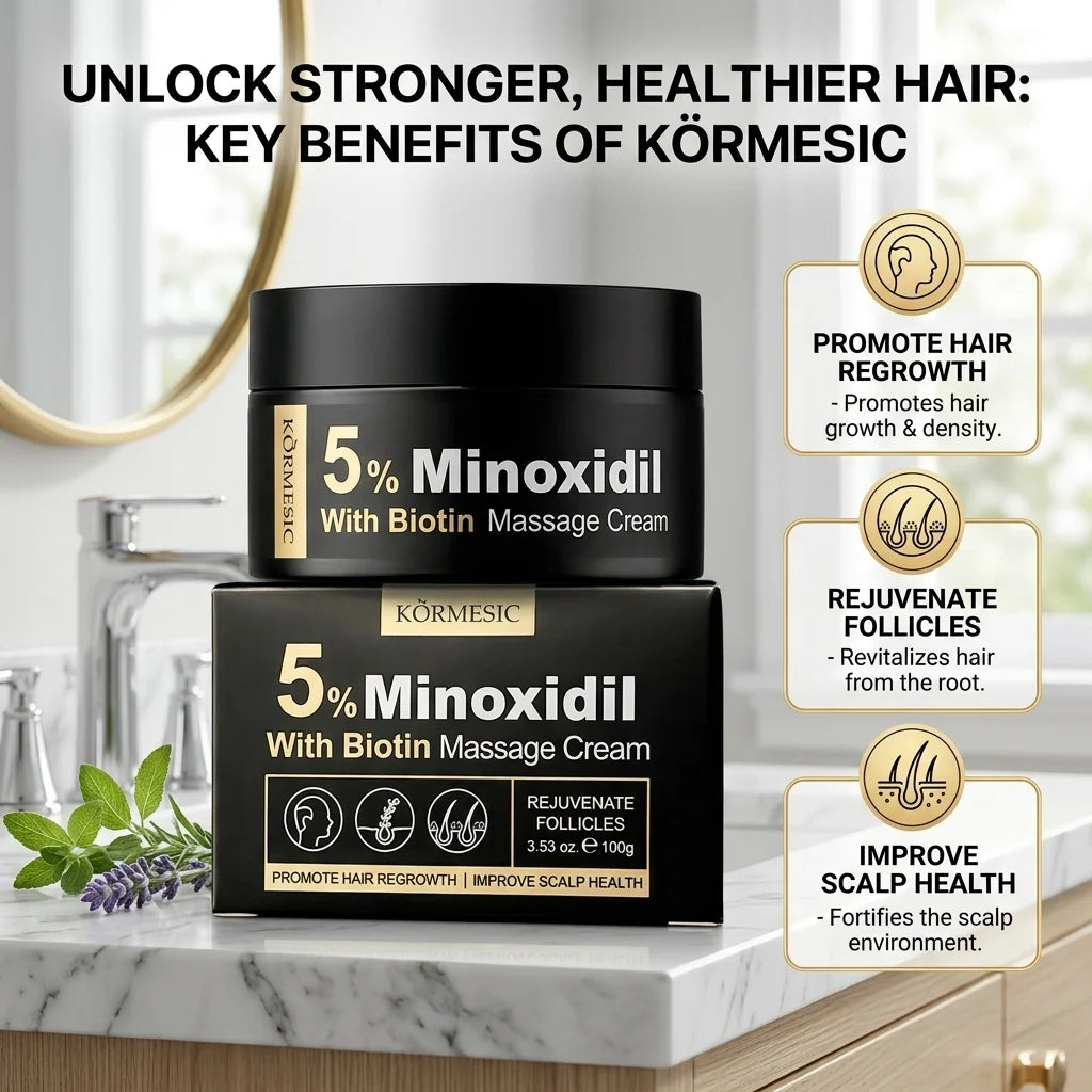 KÖRMESIC 5% Minoxidil Scalp Massage Cream